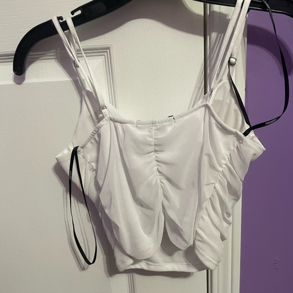 White Corset Top - Picture 3 of 3